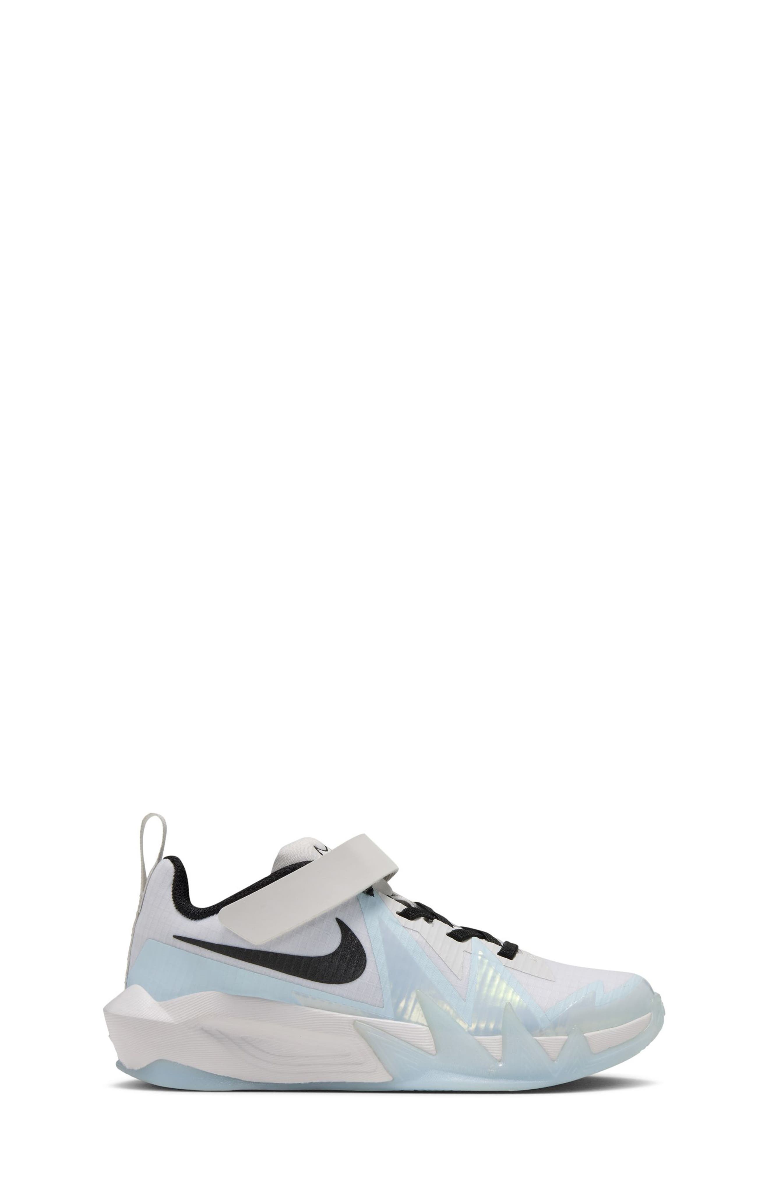 Kids' Nike S.T. Dynamite Basketball Shoe, Alternate, color, PLATINUM/ BLACK/ GLACIER BLUE