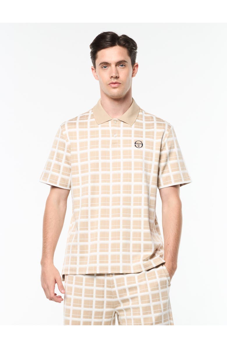 Sergio Tacchini Damarindo Check Polo, Alternate, color, Humus