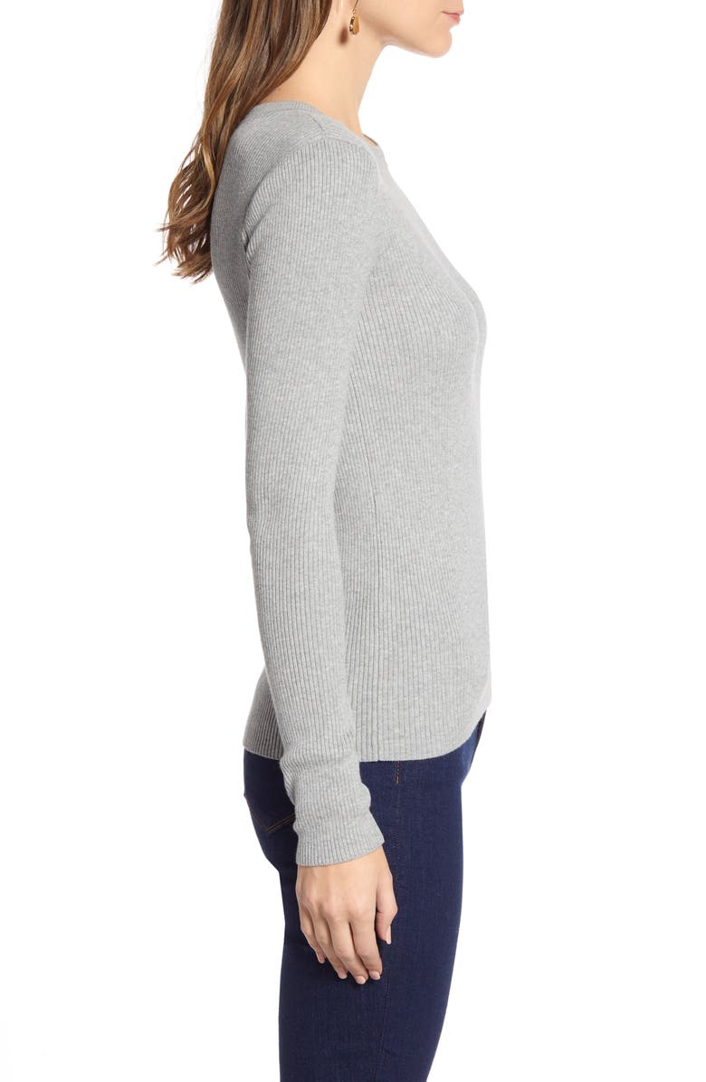 Halogen<sup>®</sup> Ribbed Sweater, Alternate, color, 