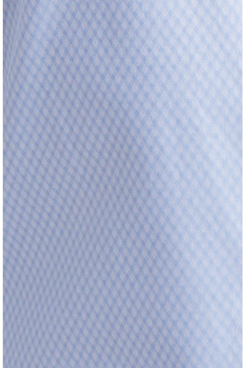 Hank Geometric Pattern Stretch Cotton Dress Shirt, Alternate, color, LIGHT BLUE