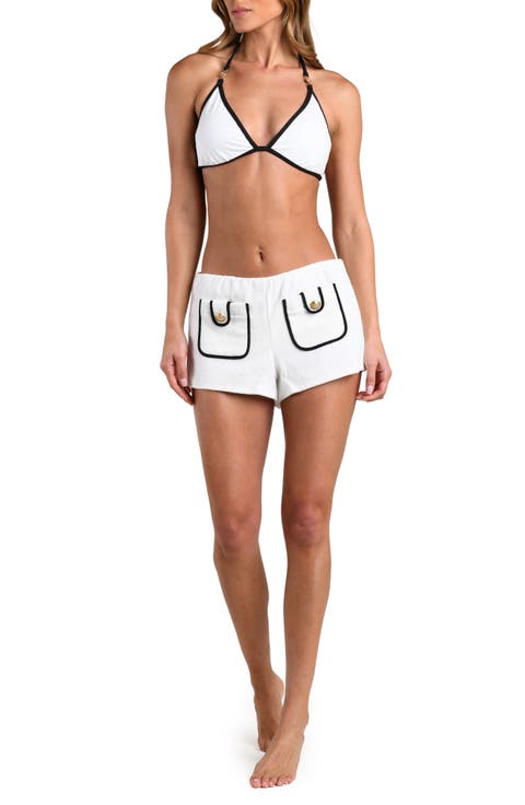 Fine Line Amiya Cotton Cover-Up Shorts