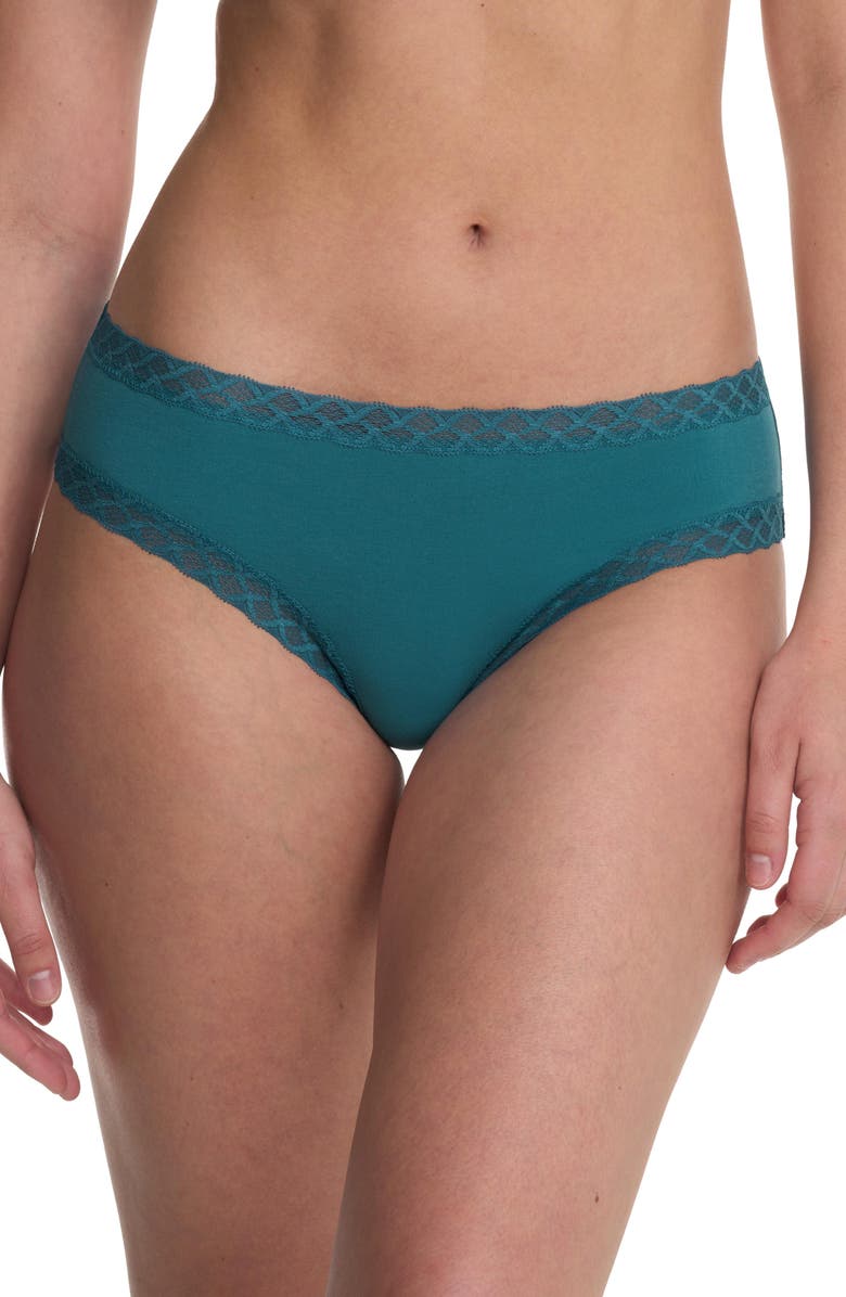 Natori Bliss Cotton Girl Brief, Main, color, Dragonfly