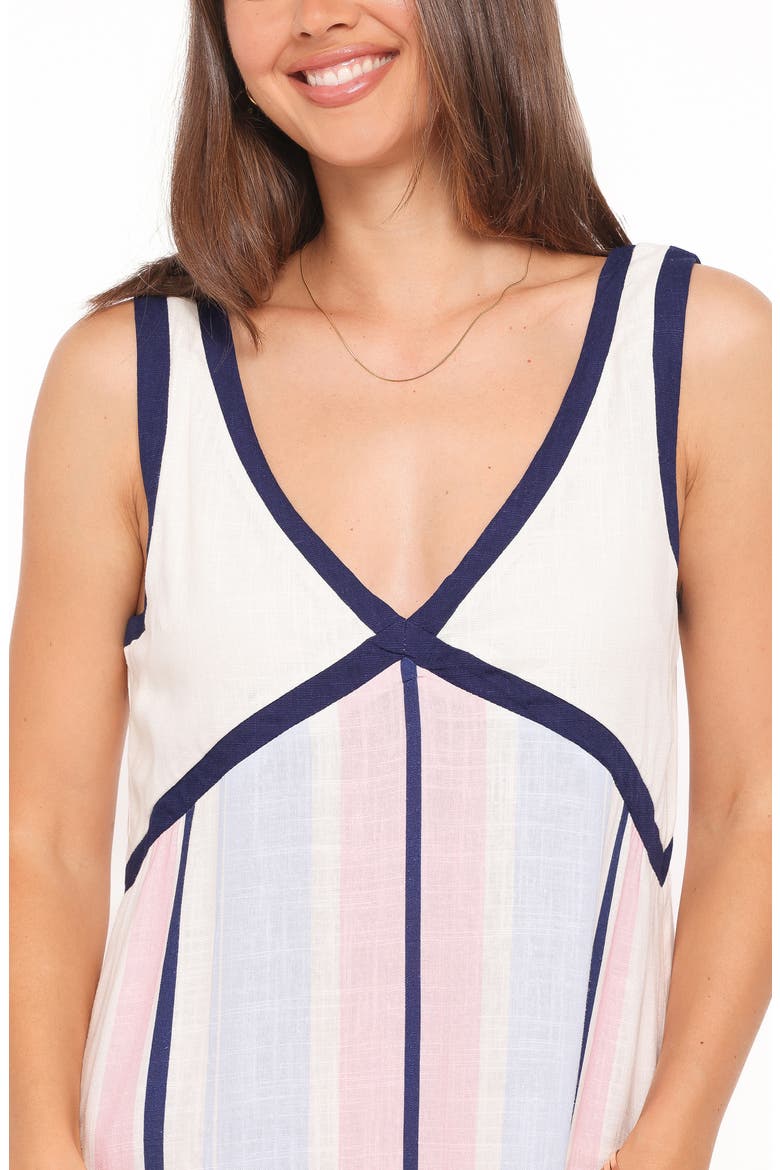 Mackay Stripe Maxi Dress, Alternate, color, BLUE/ PINK STRIPE