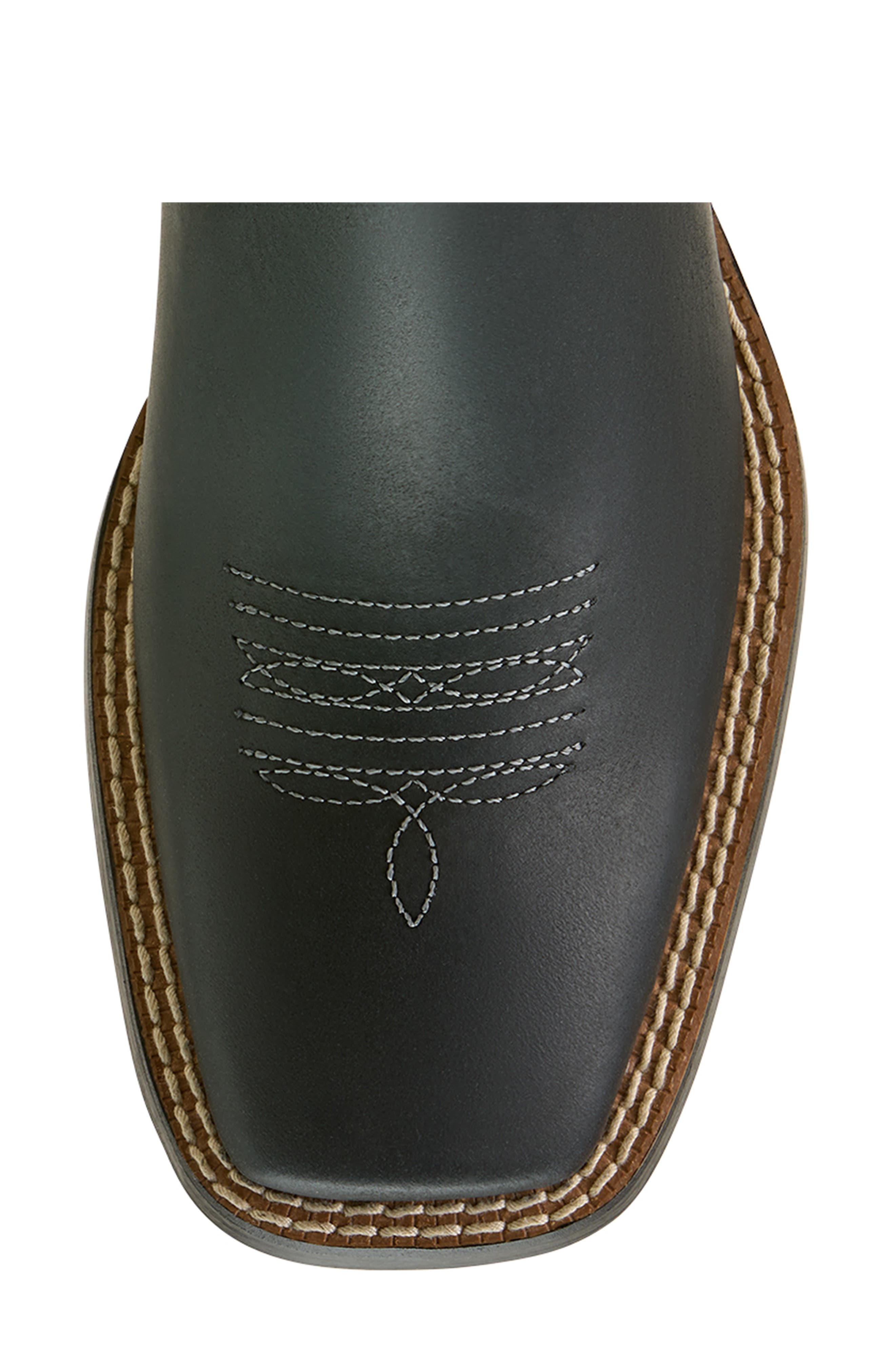 Ariat Kids' Booker Wide Square Toe Chelsea Western Boot, Alternate, color, Tricorn Black