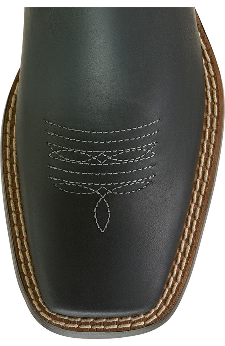 Ariat Kids' Booker Wide Square Toe Chelsea Western Boot, Alternate, color, Tricorn Black