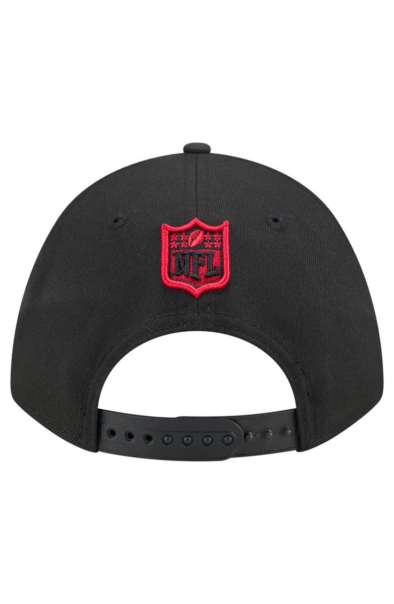 New Era Men's New Era  Black Atlanta Falcons Team Collection 9FORTY M-Crown Adjustable Hat, Alternate, color, Black