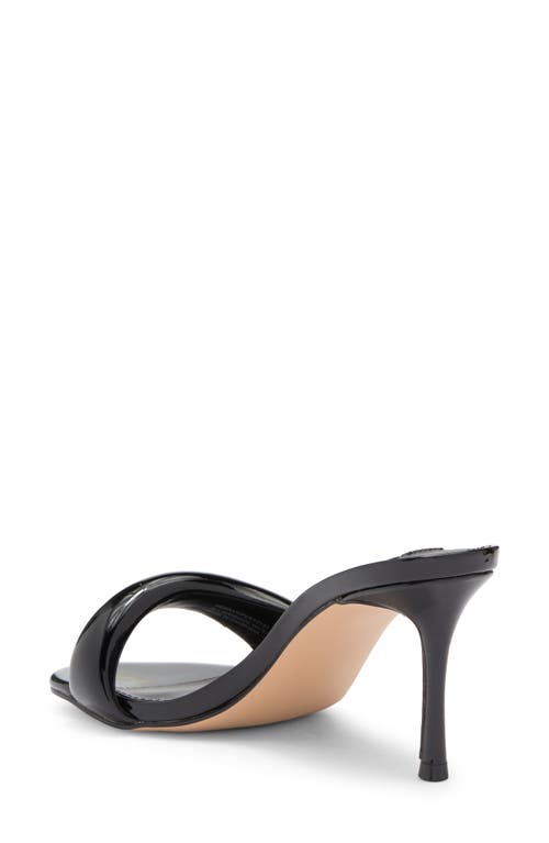 Steve Madden Pennyy Sandal In Black Patent