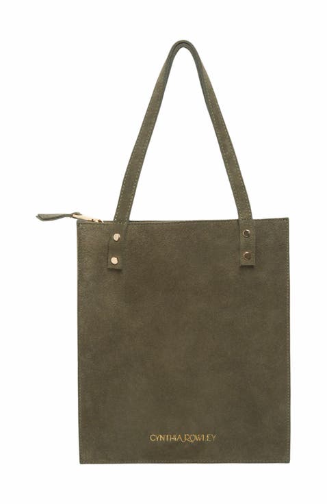 Sleek Suede Tote