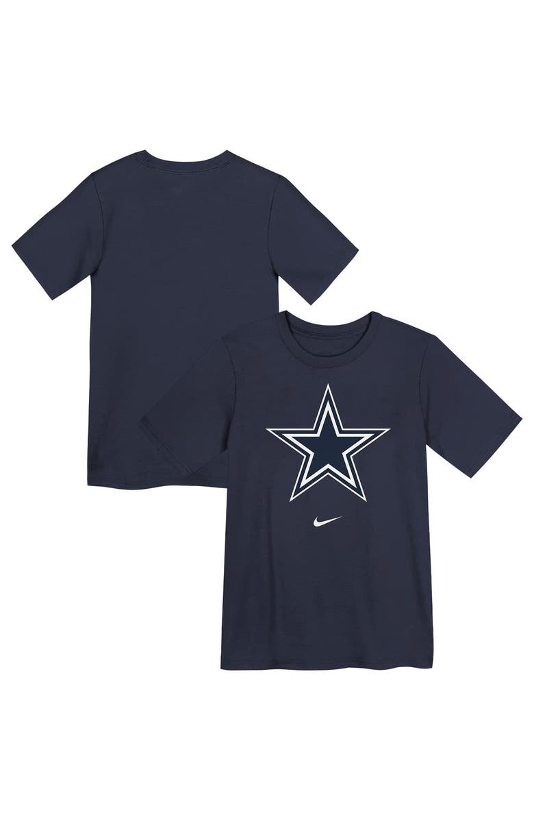 Nike Preschool Nike Navy Dallas Cowboys Primary Logo Legend Performance T-Shirt, Main, color, Navy