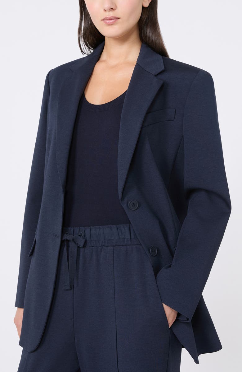 Weekend Max Mara Messina Knit Jacket, Alternate, color, Navy