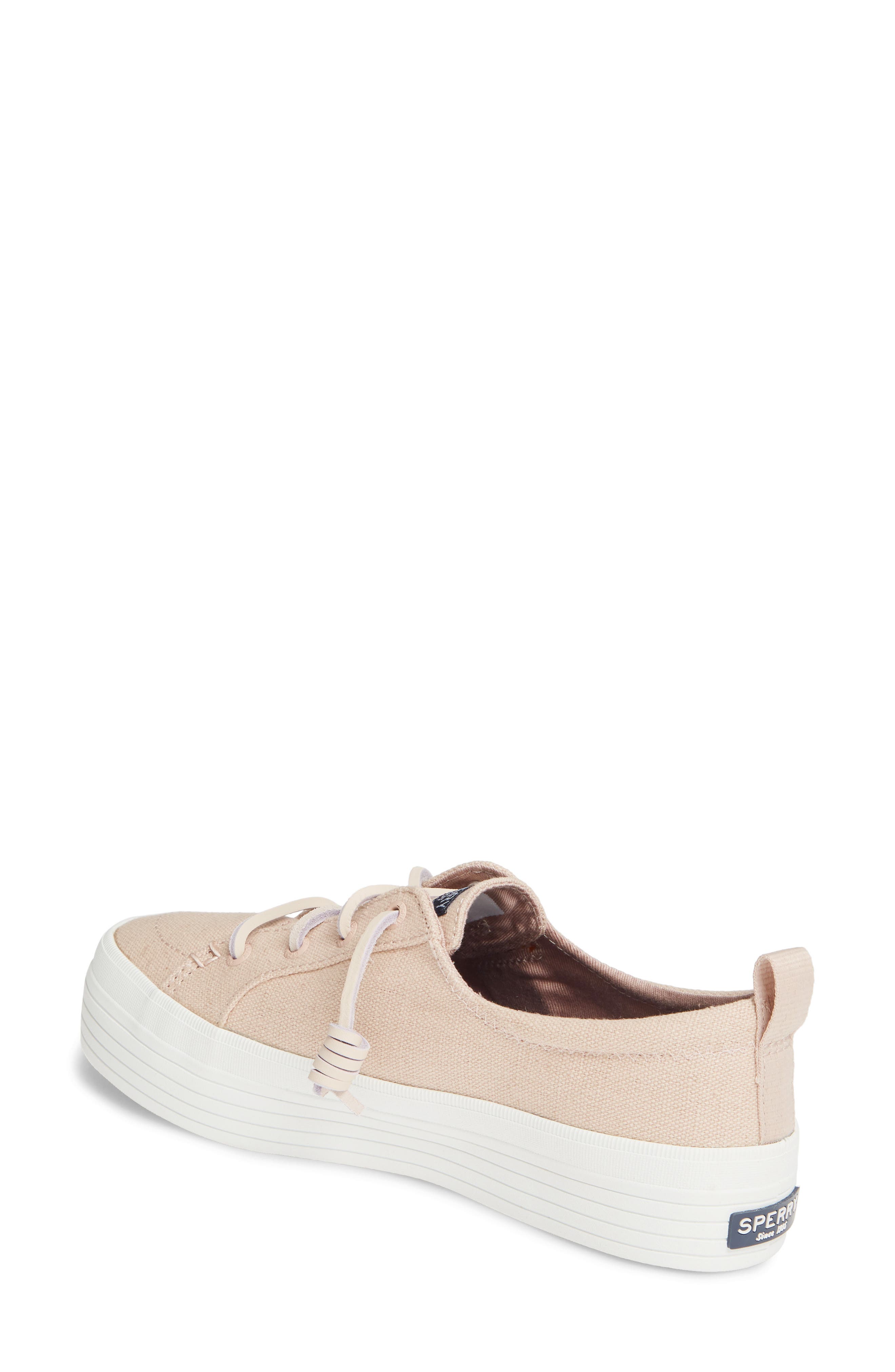 Crest Vibe Slip-On Platform Sneaker, Alternate, color, ROSE DUST CANVAS