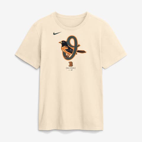 Men's Nike Cream Baltimore Orioles 2026 City Connect Large Logo T-Shirt