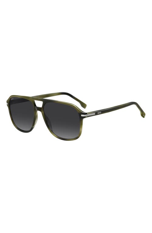 Hugo Boss Boss 57mm Square Sunglasses