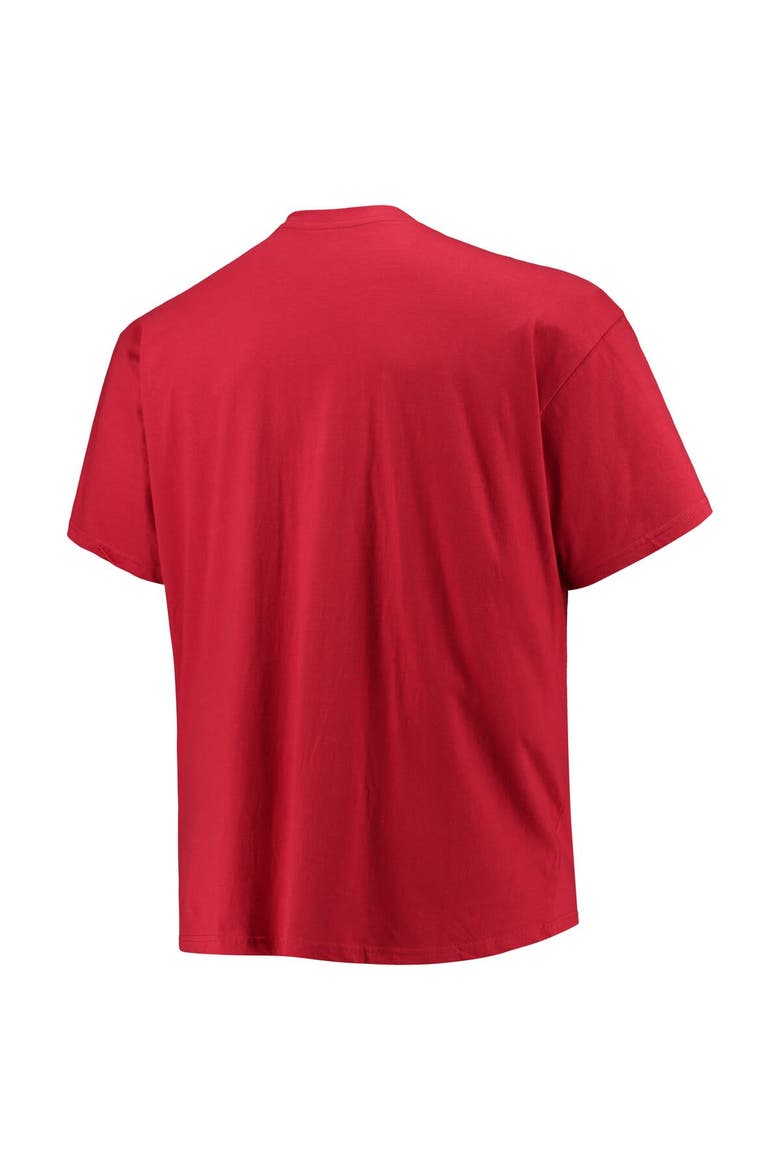 Men's Champion Crimson Alabama Crimson Tide Big & Tall Arch Over Wordmark T-Shirt, Alternate, color, Crimson