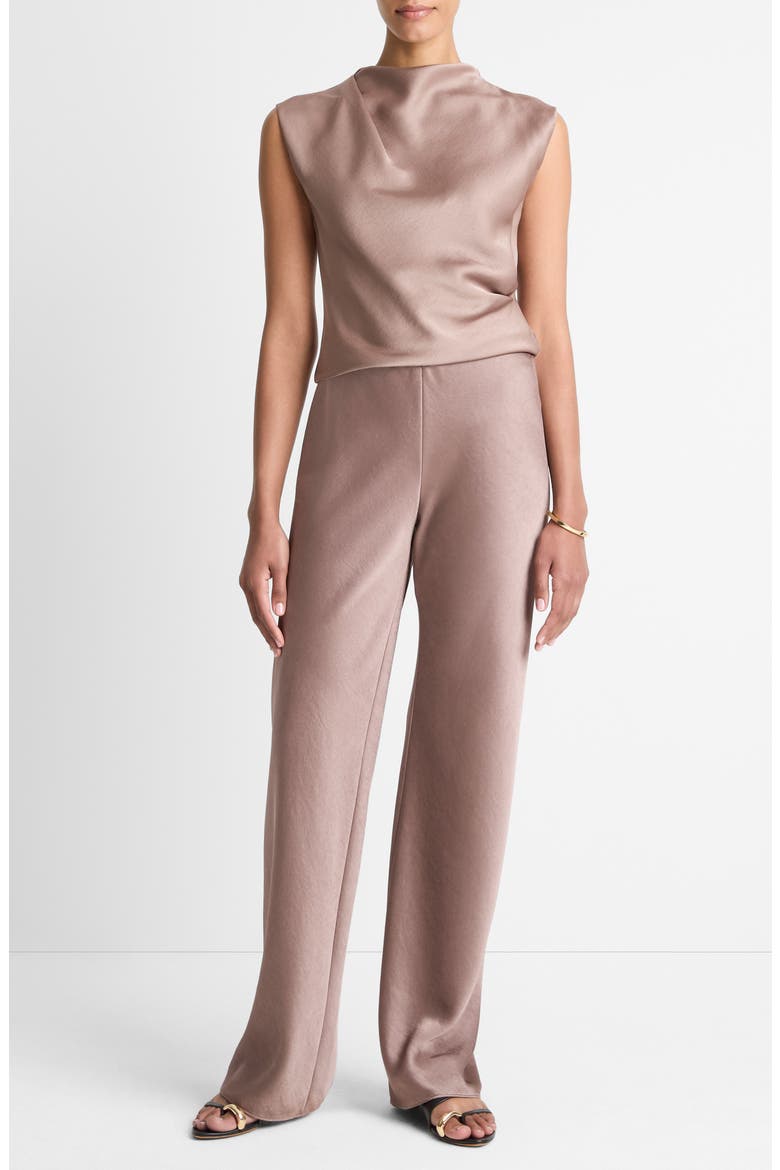 Colette High Waist Fluid Satin Bias Pants (Women) | Nordstromrack