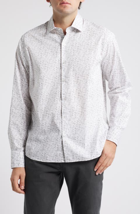 Kriener Floral Button-Up Shirt