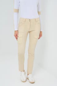 Anatomie Kate Skinny Cargo Pant in Wheat