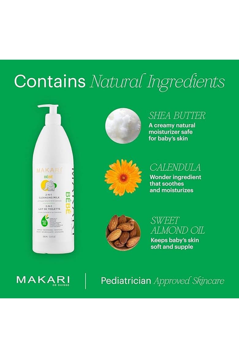 Baby Cleansing Milk 1000ml, Alternate, color, None