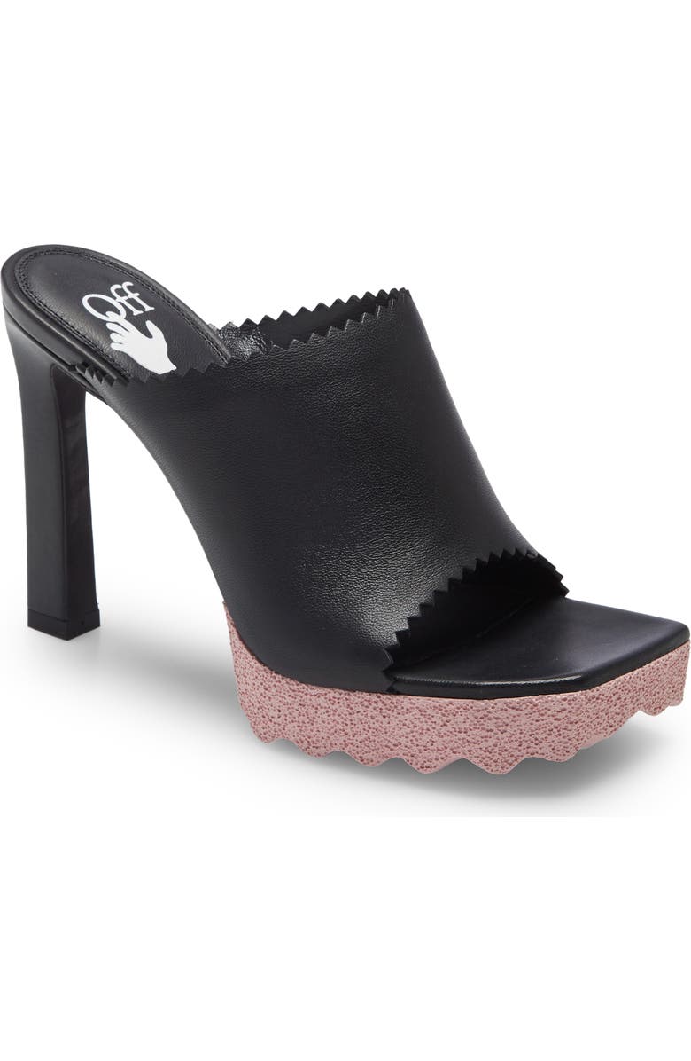 Off-White Sponge Platform Slide Sandal, Main, color,