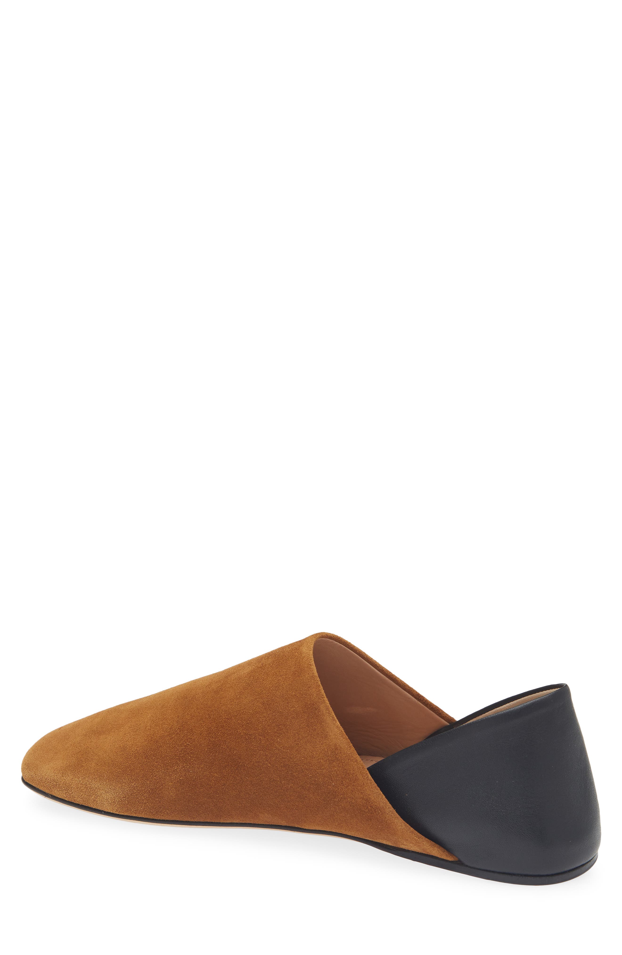 Babouche Convertible Slipper Mule, Alternate, color, CARAMEL/ BLACK