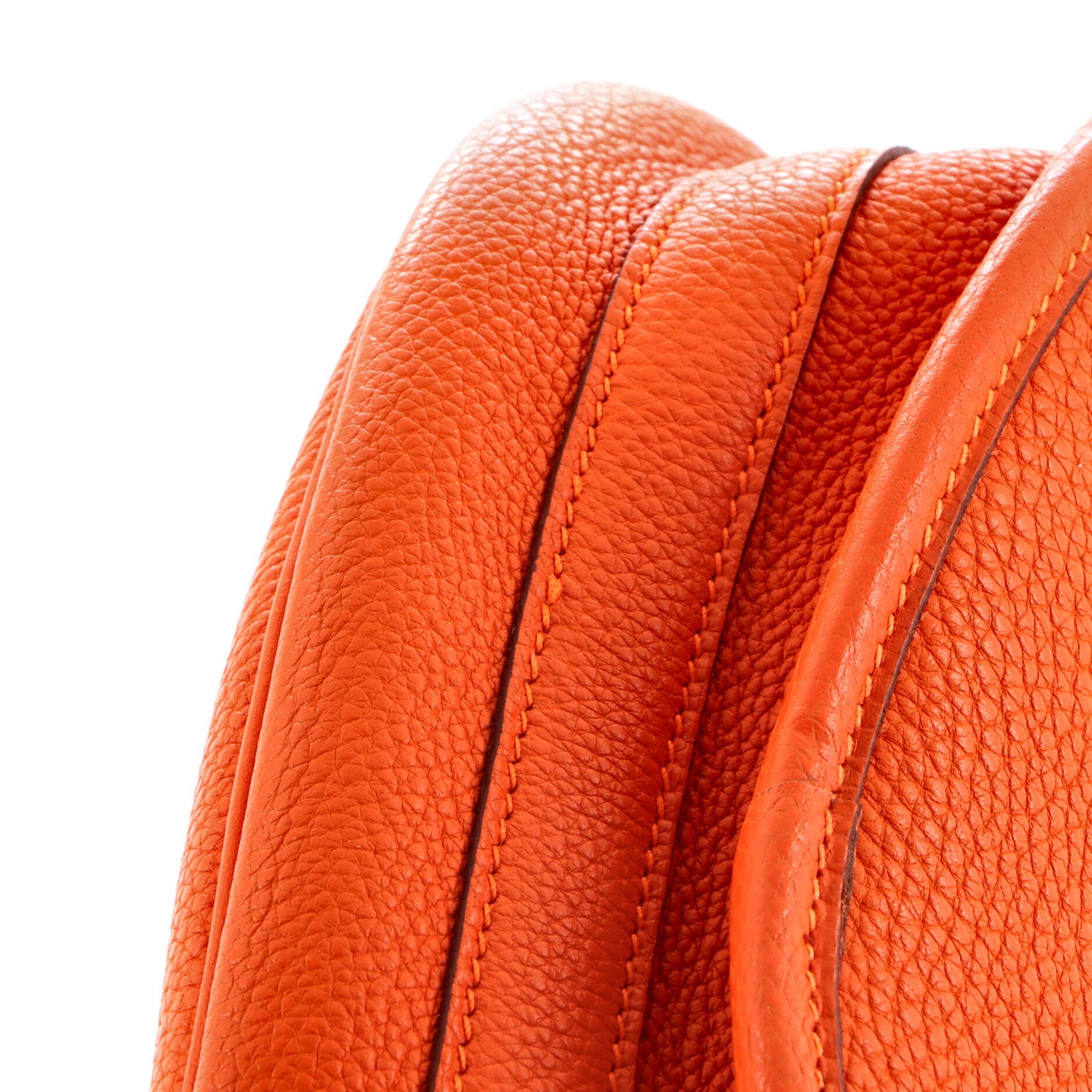 Pre-Owned Hermes Balle de Golf Shoulder Bag Clemence, Alternate, color, Orange H