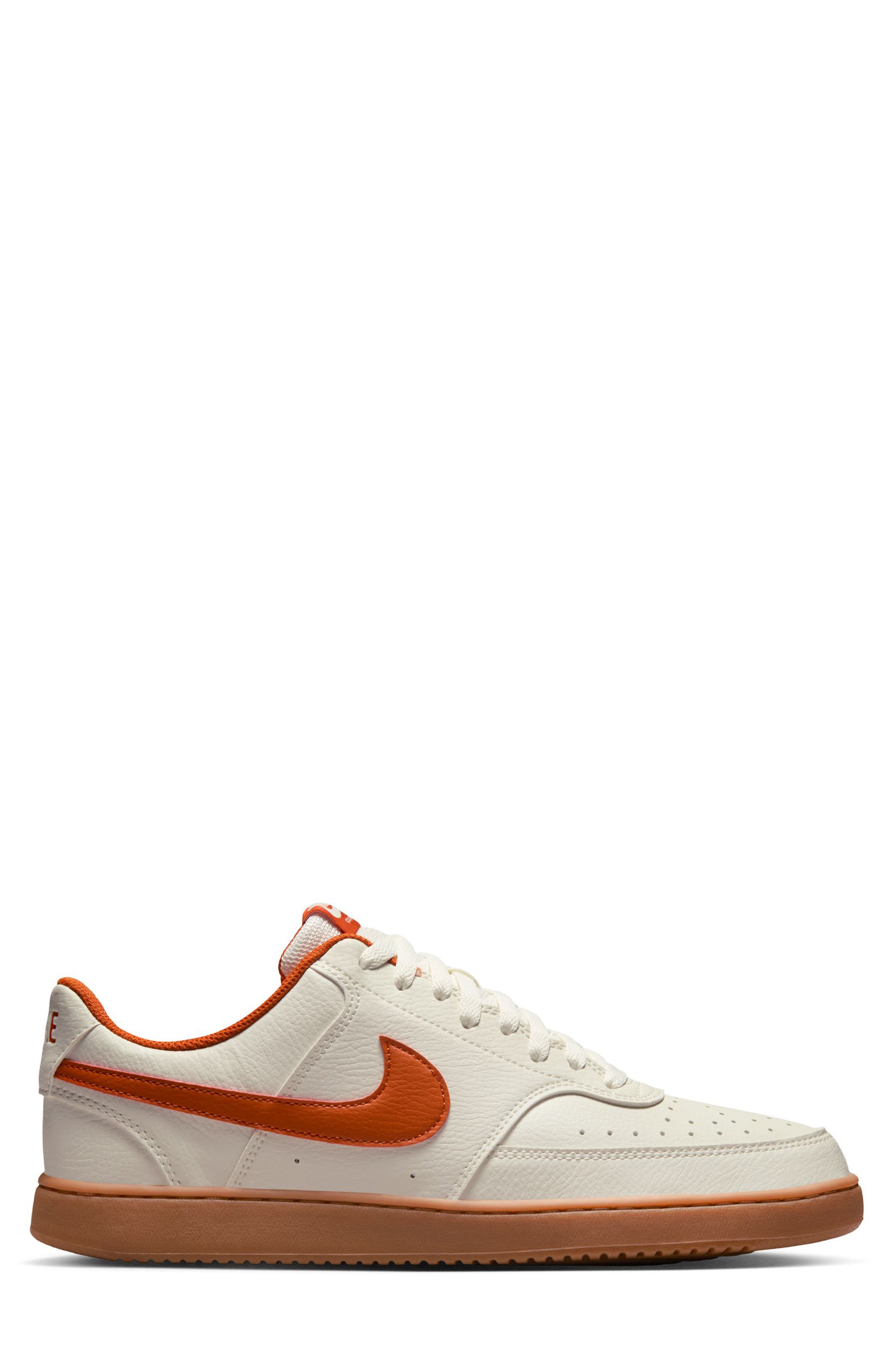 Court Vision Low Sneaker, Alternate, color, SAIL/ CAMPFIRE ORANGE