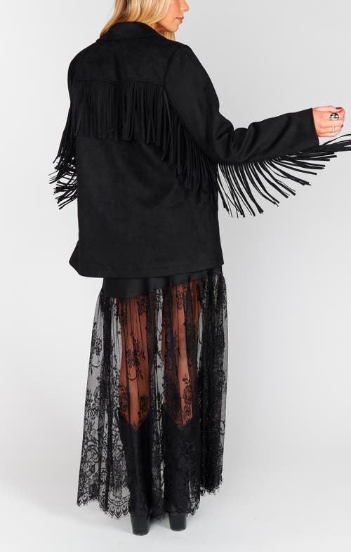 Show Me Your Mumu Sierra Fringe Jacket In Multi