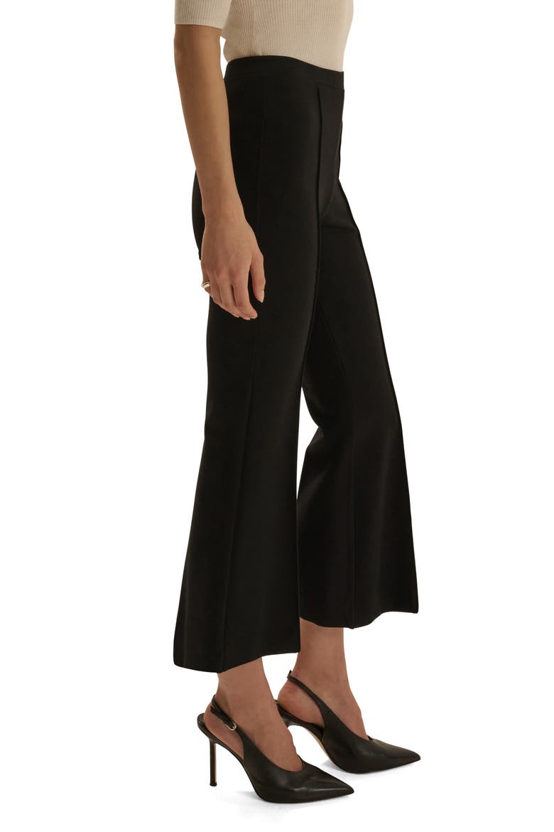 The Call Me Back Pintuck Kick Flare Pants, Alternate, color, BLACK