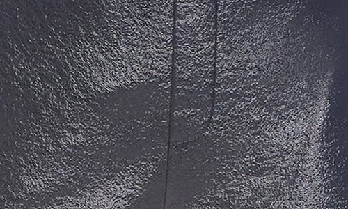 Fifteen Twenty Crop Wide Leg Patent Faux Leather Pants In Blue