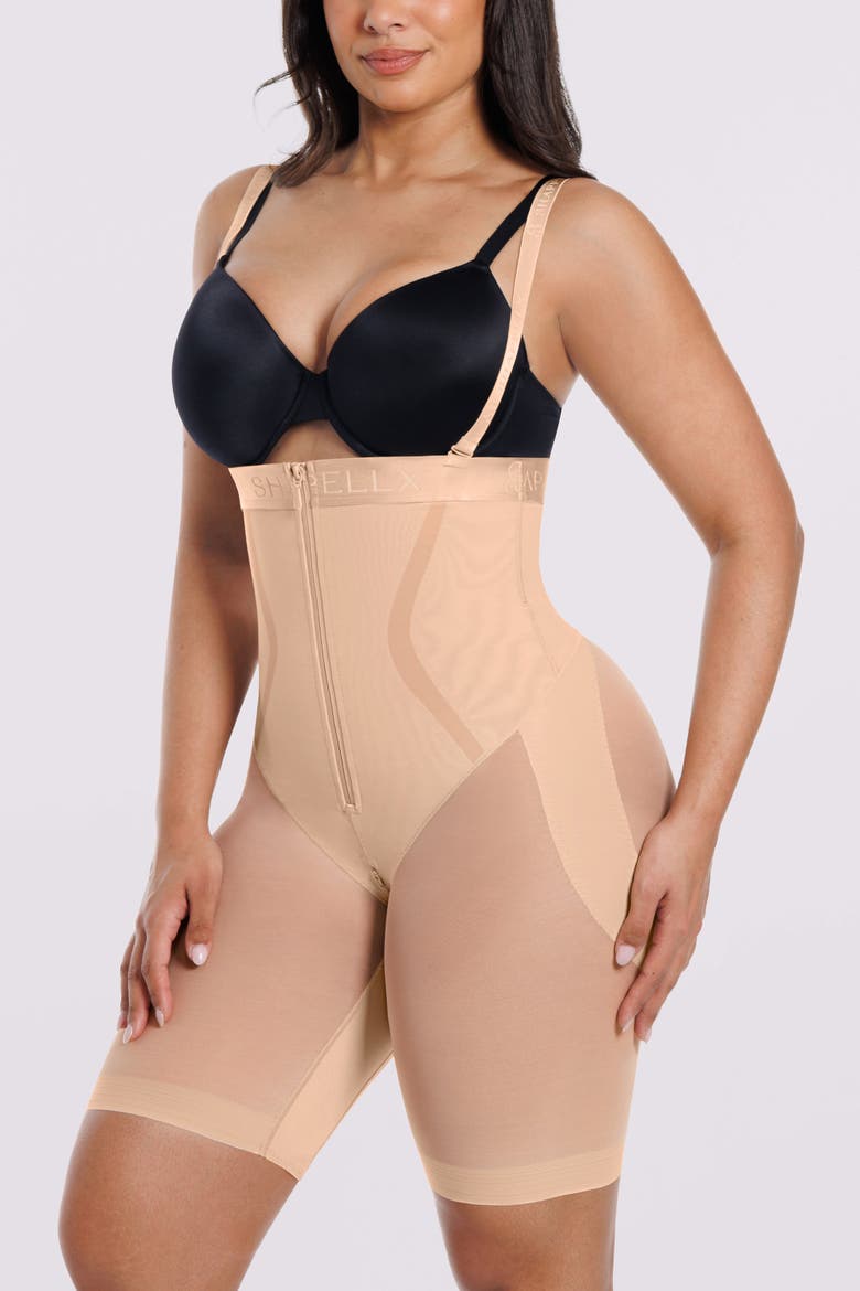 Curve Code Airy Comfy Smoothing Short, Alternate, color, Beige