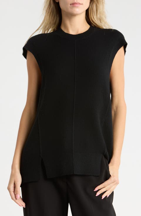 Brushed Wool & Cashmere Sweater Vest