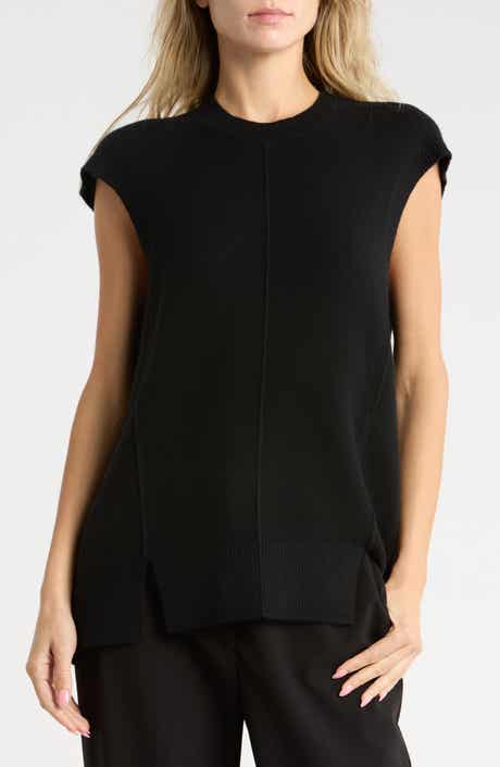 Brushed Wool & Cashmere Sweater Vest