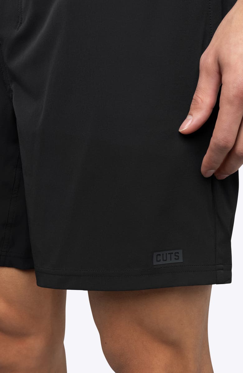 Cuts Crossover Shorts, Alternate, color, Black