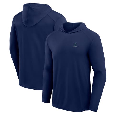 Men's Fanatics Black Dallas Cowboys Front Office Power Mono Long Sleeve Hoodie T-Shirt