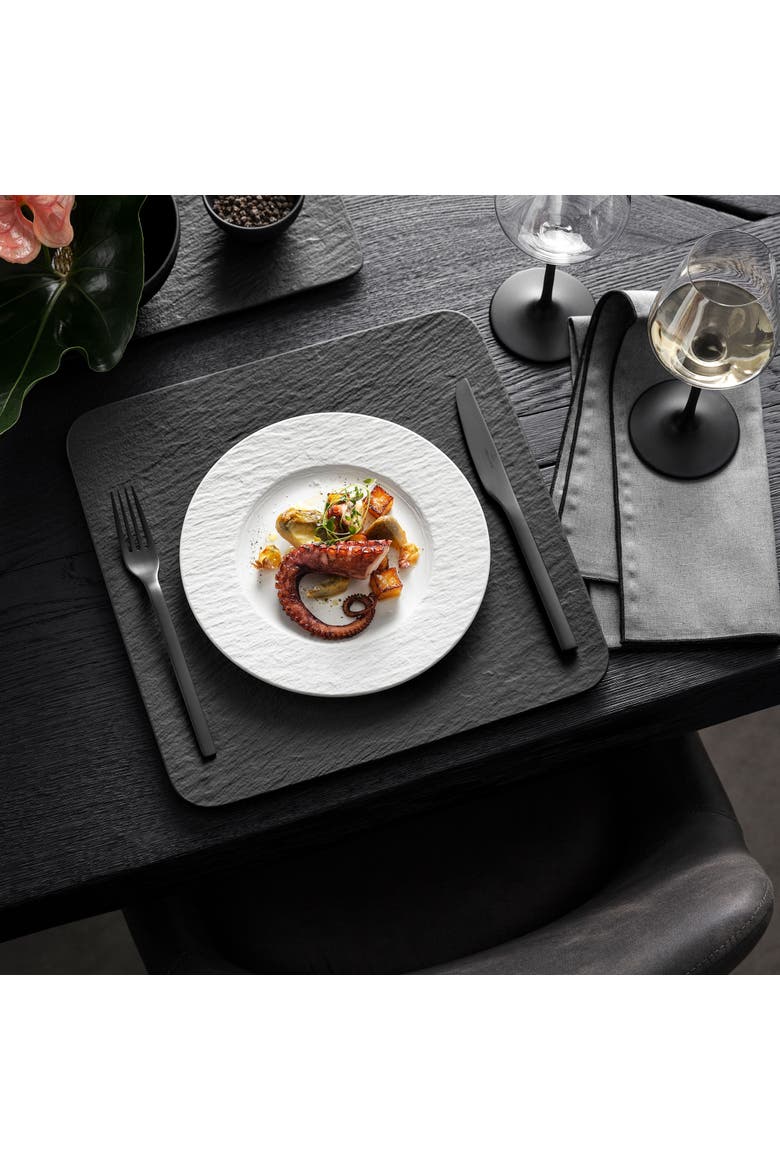 Manufacture Rock blanc Salad Plate, Alternate, color, white