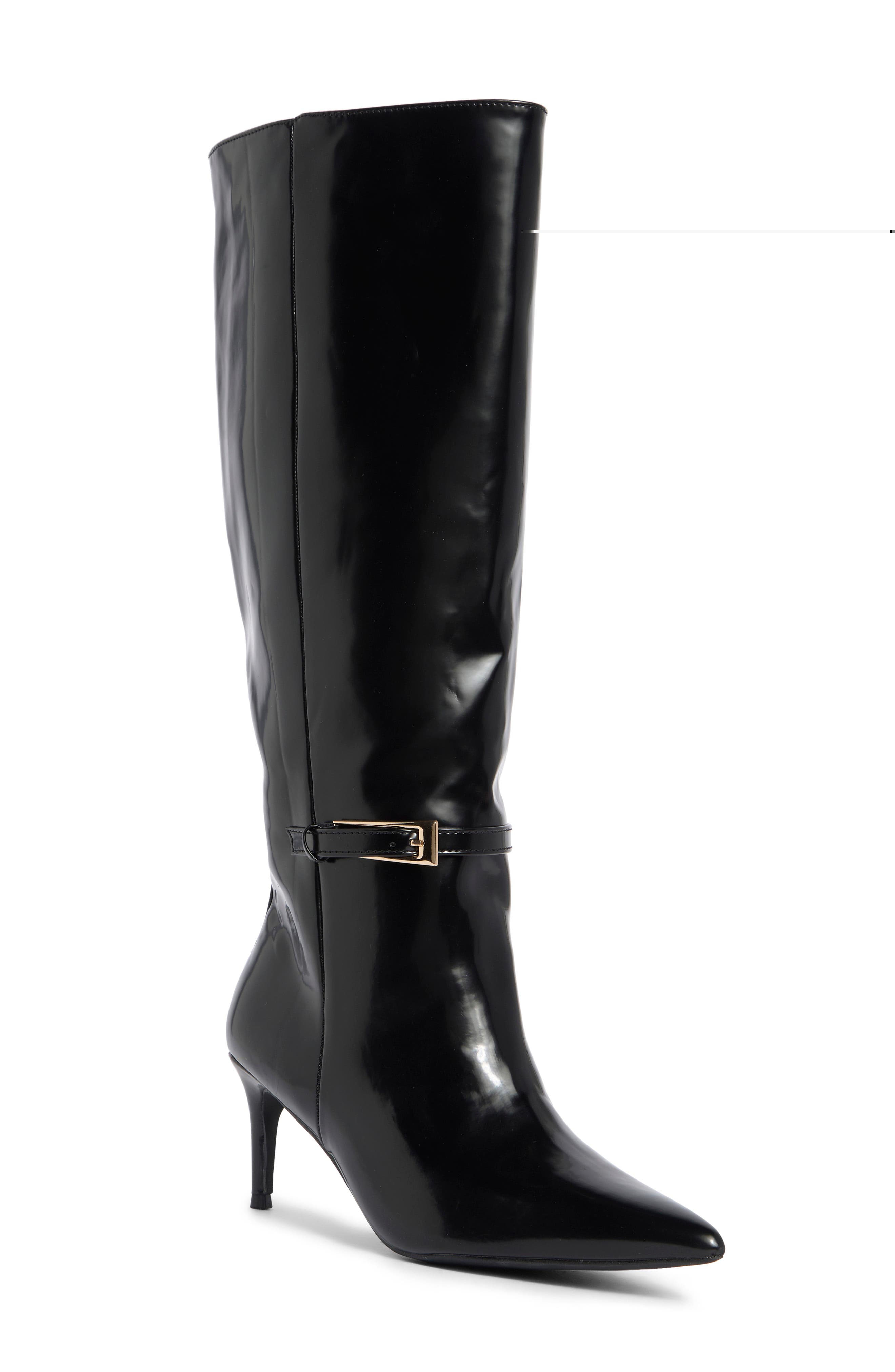 Glazed Knee High Boot