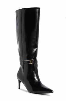 Glazed Knee High Boot