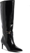 Princess Polly Glazed Knee High Boot