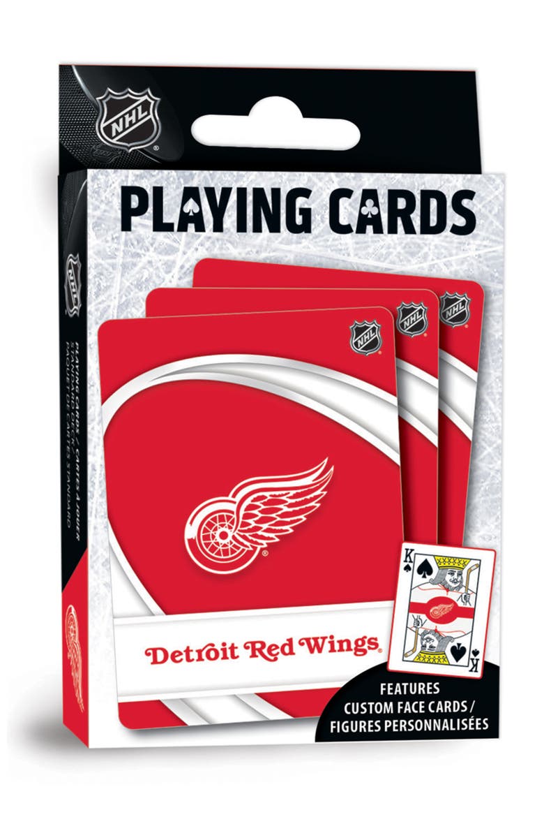 Detroit Red Wings Playing Cards, Main, color, Multicolor