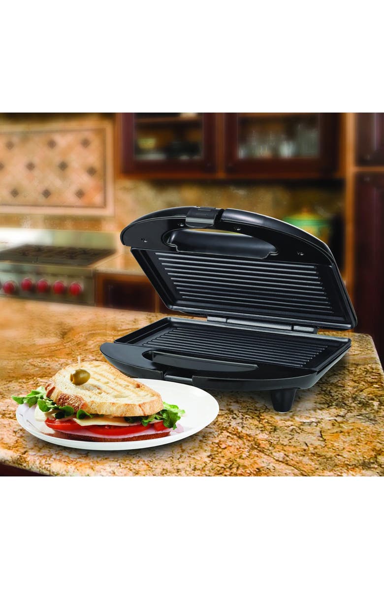 Brentwood Panini Press, Alternate, color, Black