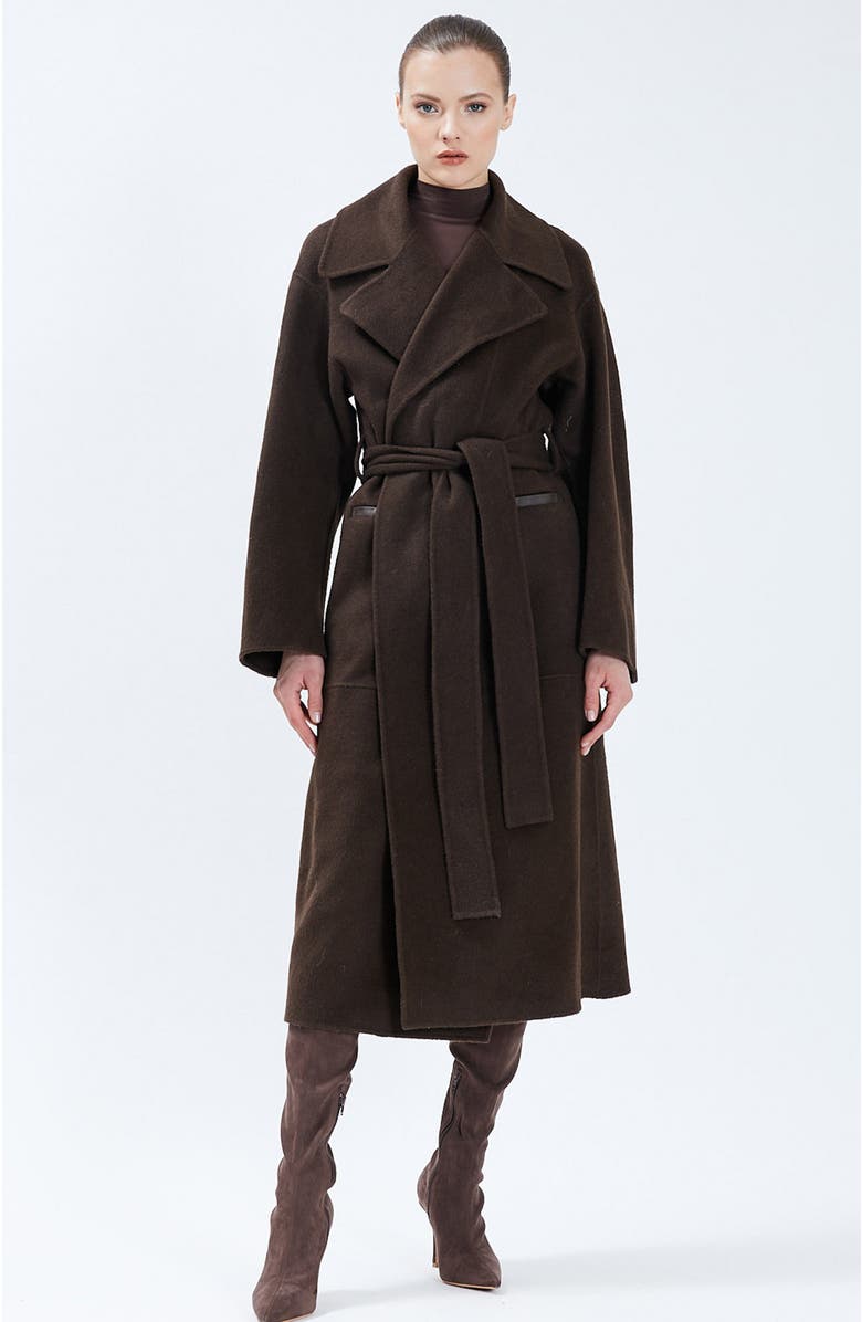 Nicole Benisti Iris Wrap Coat, Alternate, color,