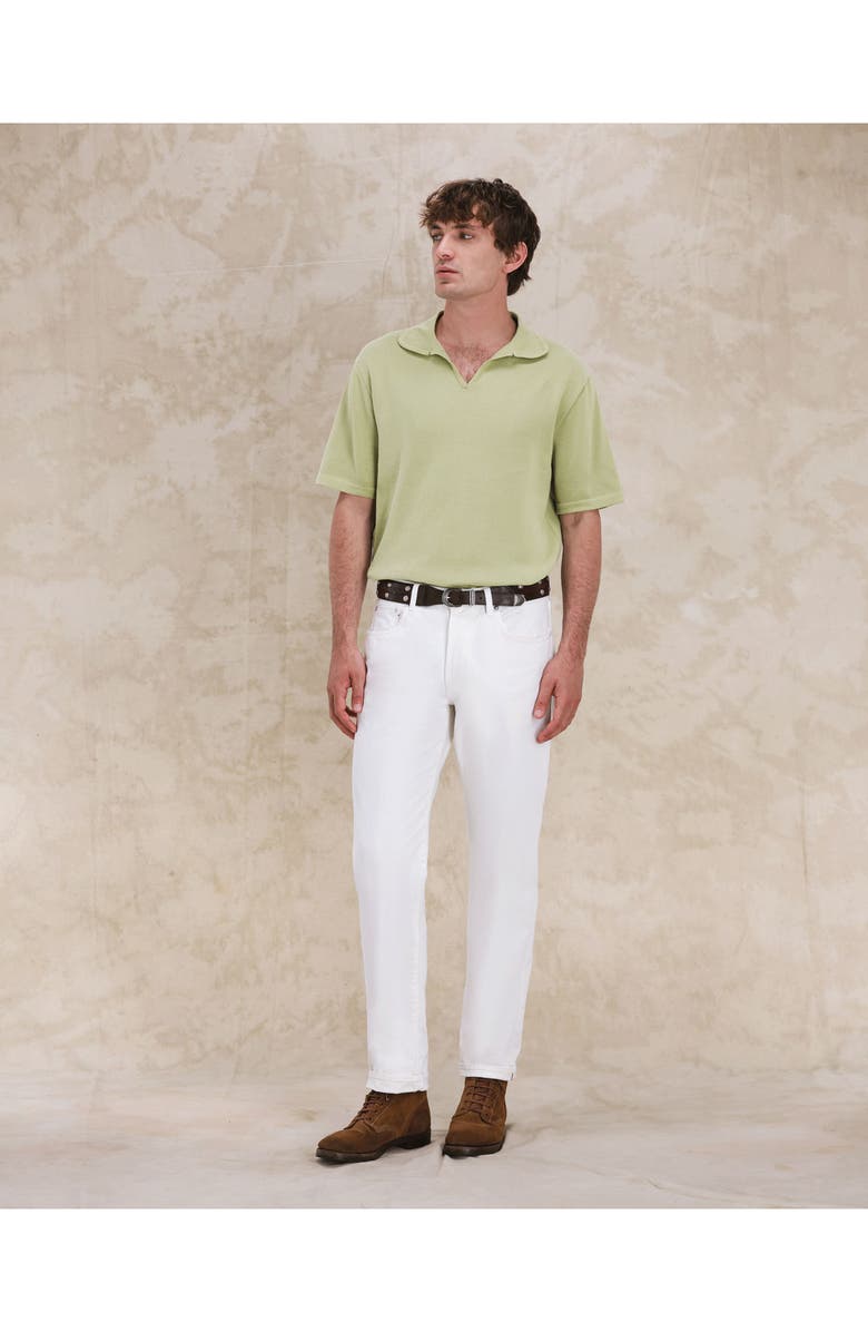 Fortela Andy Cotton Knit Polo, Alternate, color, Kiwi