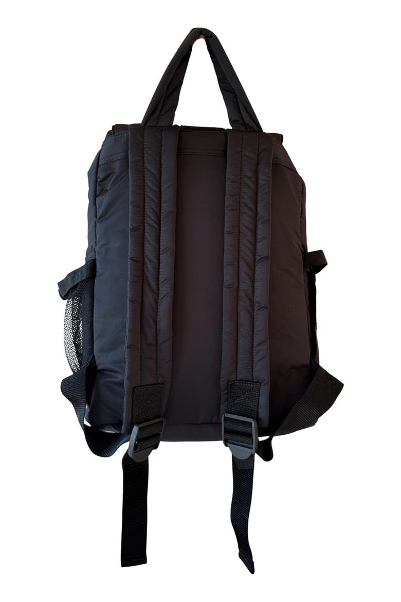 Mom/Dad Recycled Materials Backpack, Alternate, color, BLACK