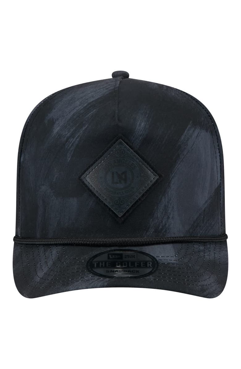 New Era Men's New Era Black LAFC Golfer Snapback Hat, Alternate, color, Black