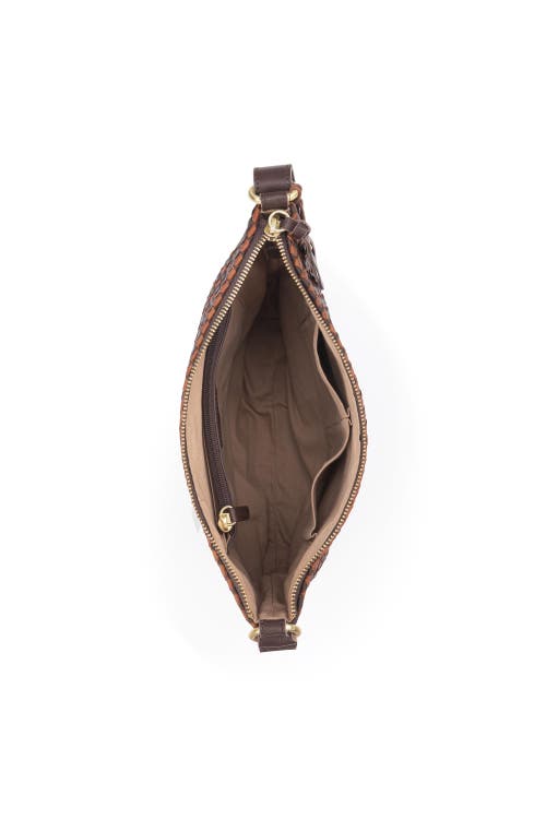 The Sak Lucia Crossbody Leather Bag In Brown