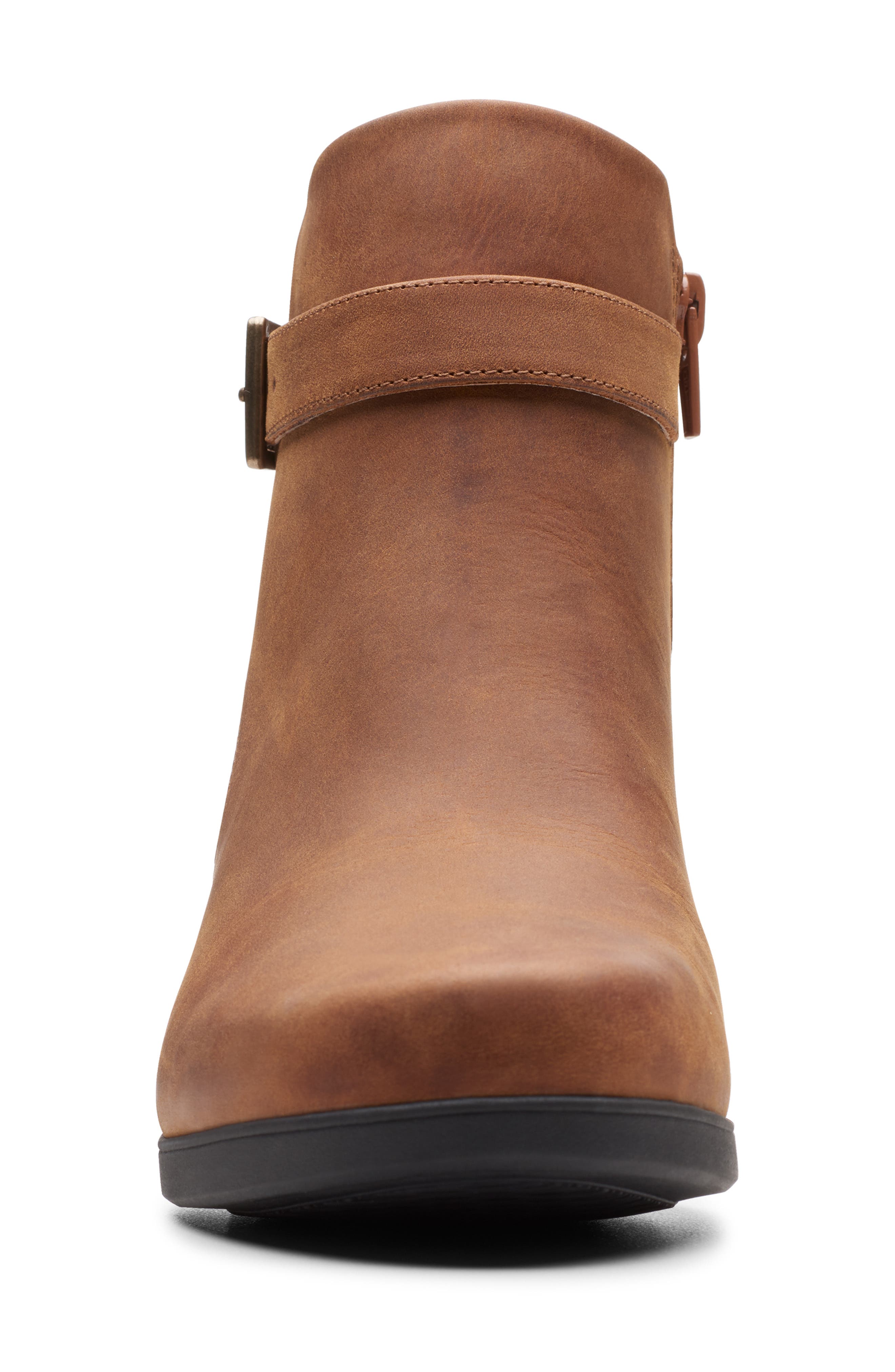 Un Lindel Bootie, Alternate, color, DARK TAN OILY LEATHER