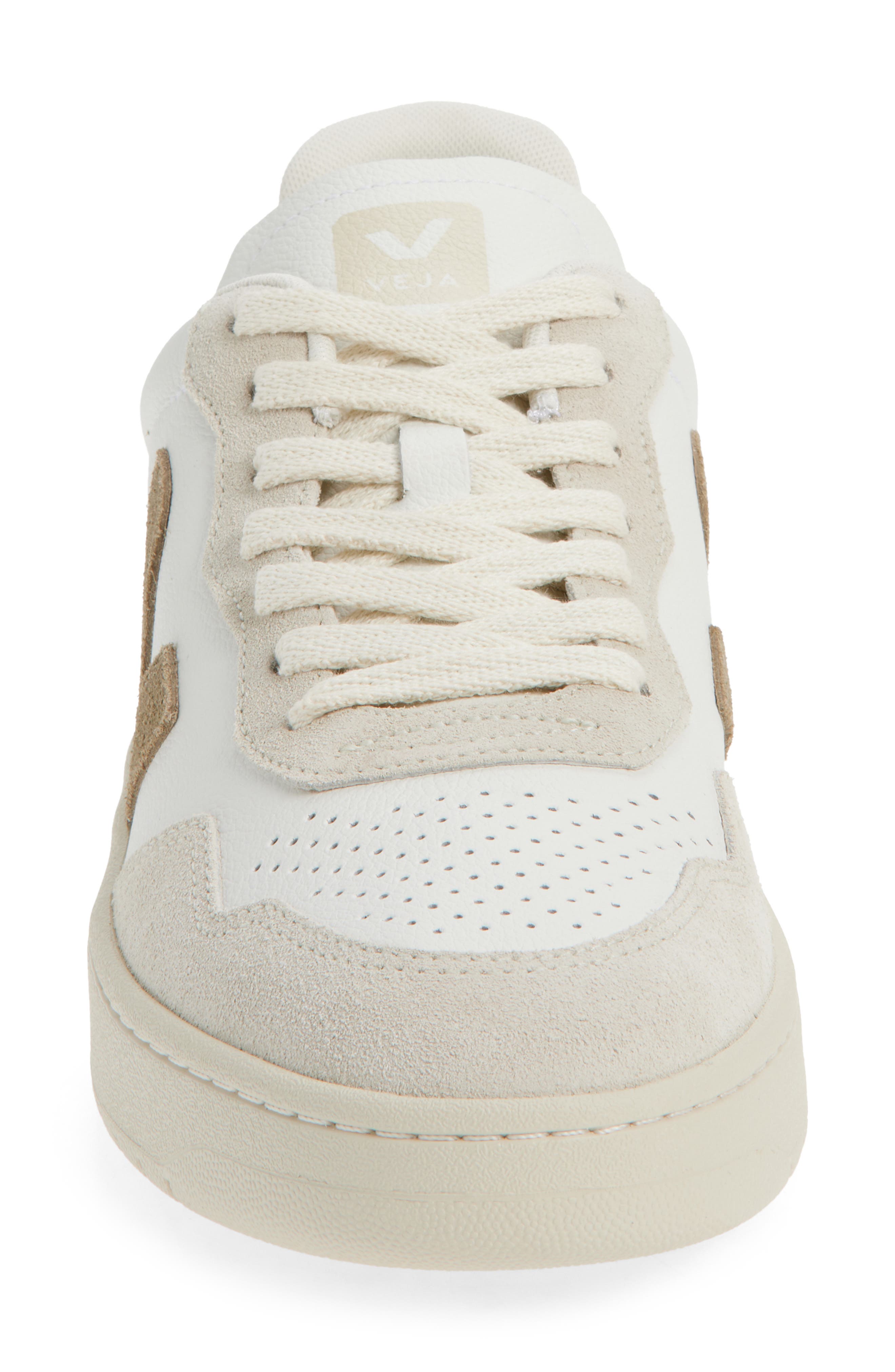 V-90 Leather Sneaker, Alternate, color, WHITE TAUPE