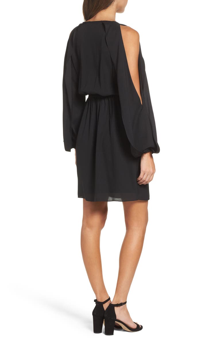 KOBI HALPERIN Cold Shoulder Dress, Alternate, color, 