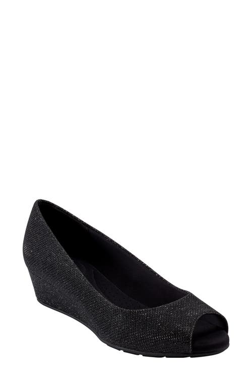 Bandolino Peep Toe Wedge Pump