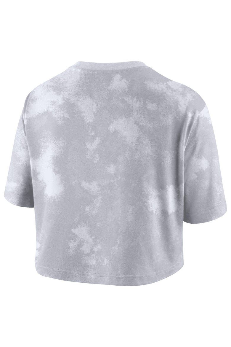 Women's Nike White Tennessee Volunteers Tie-Dye Cropped T-Shirt, Alternate, color, White